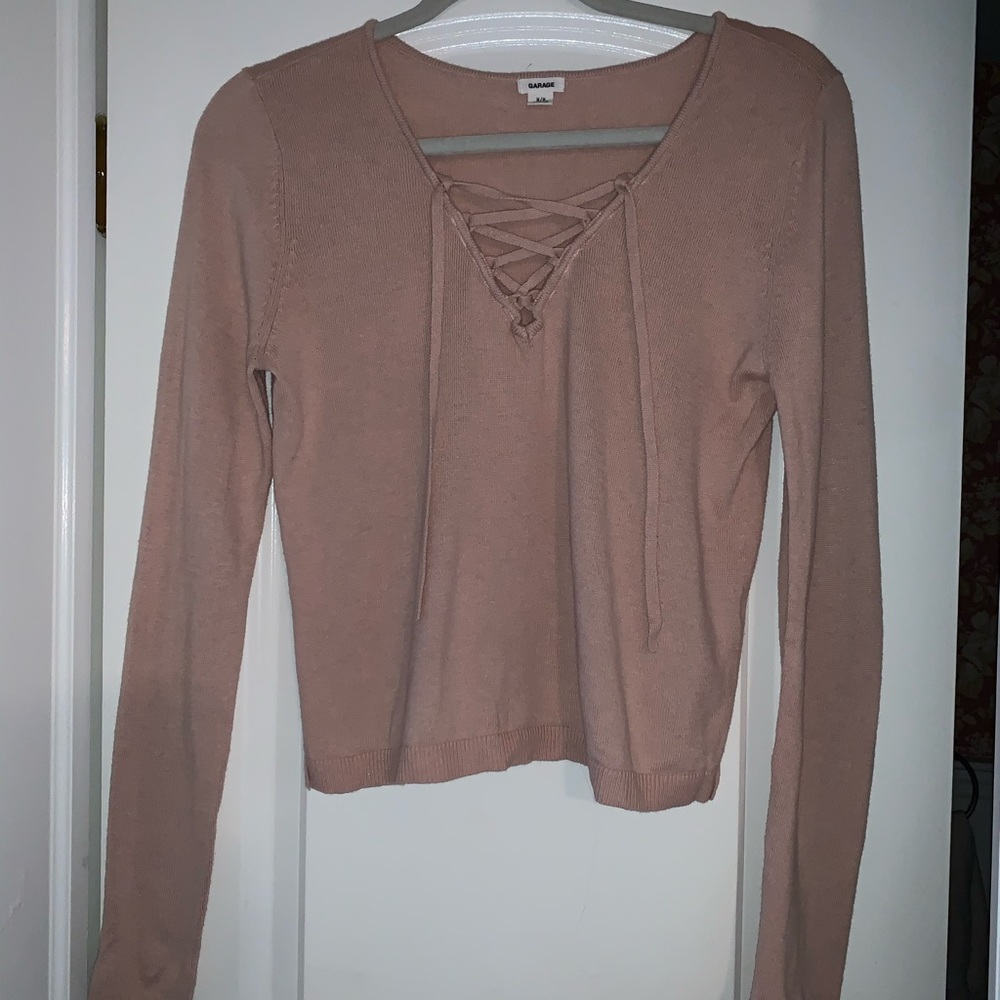 Garage blush colored top